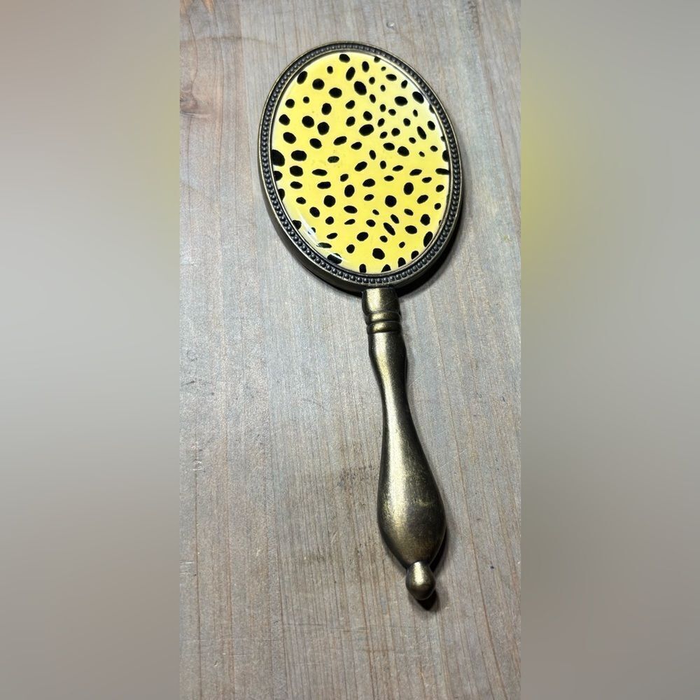 8” Vintage Style Animal Print Handheld Mirror EPC